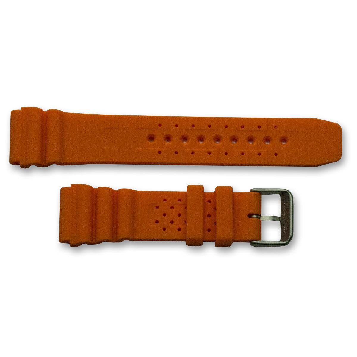 Orange Rubber Silicone Divers Watch Strap For Citizen 18mm 20mm 22mm 24mm New